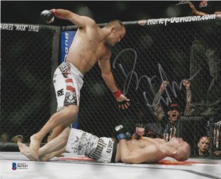 Dan Henderson Signed 8x10 Photo Bas Beckett Ufc 100 Bisping Ko Picture Auto
