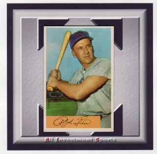 1954 Bowman Ralph Kiner 45 Ex,  Sharp Baseball Card For Your Set Td96