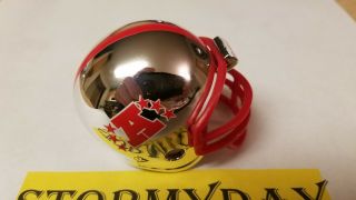 Riddell Pocket Pros Nfl Afc Logo Red Chrome Traditional Football Helmet Mini
