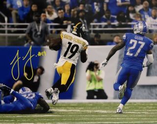 Juju Smith Schuster Signed Auto Pittsburgh Steelers 8x10 Photo Pro Bowl