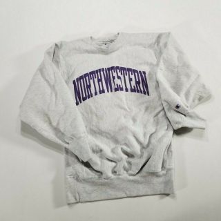 Vtg 90s Champion Reverse Weave Northwestern Wildcats Sweatshirt Adult Xl Ncaa