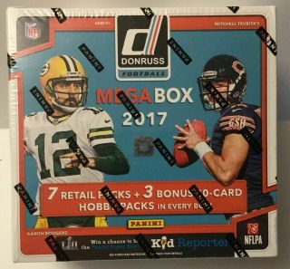 2017 Donruss Football Mega 10box 1/2 Case Break Live - San Francisco 49ers