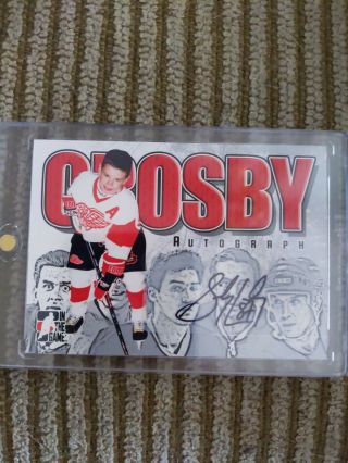2005 - 2006 In The Game Sidney Crosby Autograph