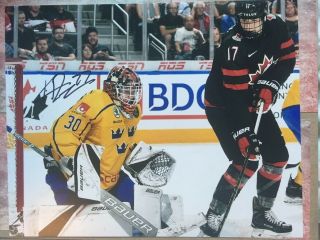 Kirby Dach Signed Team Canada 8x10 Photo 2019 Nhl Draft Proof
