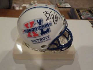 Ben Roethlisberger Steelers 2006 Bowl Xl Autograph Mini - Helmet
