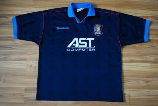 Aston Villa 1995 - 1996 - 1997 Away Reebok Vintage Football Shirt Jersey Xl