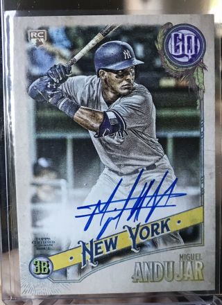 2018 Topps Gypsy Queen Miguel Andujar Rc Auto - York Yankees