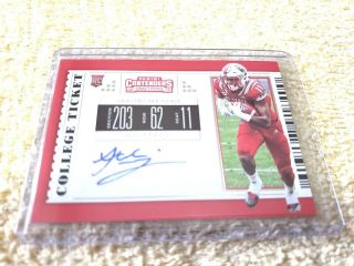 Jakobi Meyers 2019 Contenders Draft 302 College Ticket Auto Rookie Rc Qty Ct