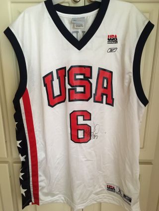 Sue Bird Usa Jersey Autographed (in Person) Wnba Seattle Storm