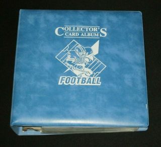 83 9 Pocket Pages Holds 1494 Sports Cards In 3 Ring Binder Football Card Album