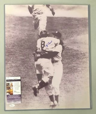 Yogi Berra Signed 16x20 Photo Autographed Auto Jsa York Yankees Hof