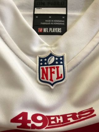Nike On Field NFL Colin Kaepernick San Francisco 49ers Jersey 7 size M RARE 5