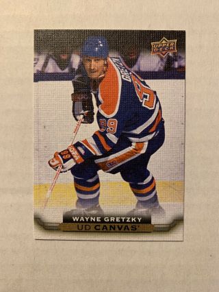 2015 - 16 Upper Deck Ud Series 2 Wayne Gretzky Retired Canvas C249 One Per Case