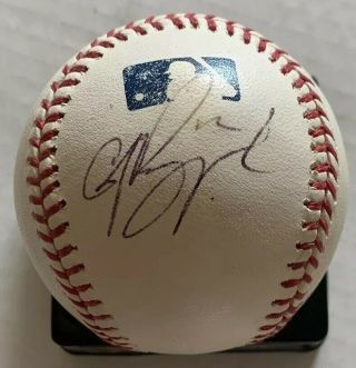 A.  J Pierzynski (chicago White Sox) Signed Autographed Romlb Baseball