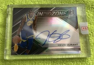 2017 - 18 Panini Spectra Kevin Durant Refractor Auto On Card Encased 58/99
