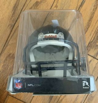Authentic Autographed Owen Daniels Houston Texans Signed Riddell NFL Mini Helmet 5