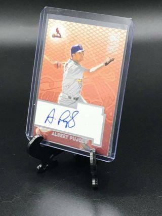 2003 Topps Certified Albert Pujols Autograph On Card Auto
