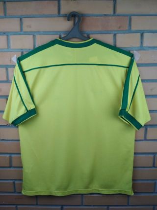 Brazil Brasil soccer jersey XL 1998 2000 home shirt football Nike 2