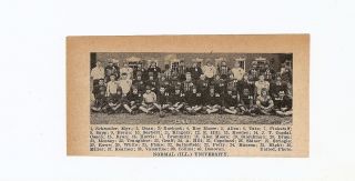 Normal Illinois University & Lake Forest College 1928 Football Team Picture