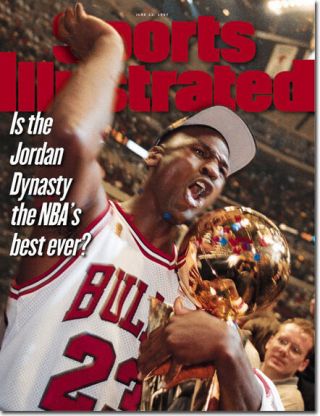June 23,  1997 Michael Jordan Chicago Bulls Sports Illustrated No Label