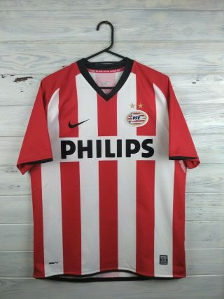 Psv Eindhoven Kit Jersey Medium 2010 2011 Home Shirt 287608 - 614 Football Nike