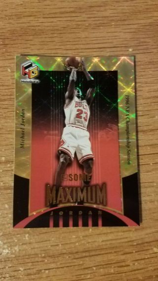 1999 - 00 Ud Hologrfx Gold Michael Jordan Ausome Maximum Jordan Card Mj4au
