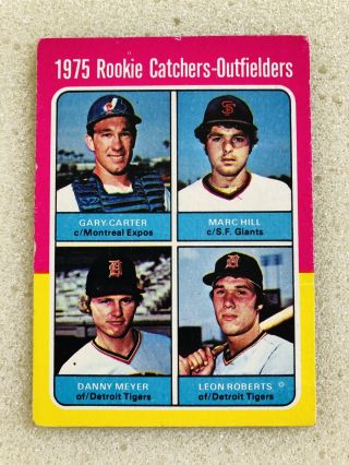 1975 Topps Rookie Catchers - Of Gary Carter Rookie Card