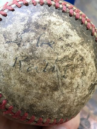 Babe Ruth - Ted Williams Signed Autographed Baseball?