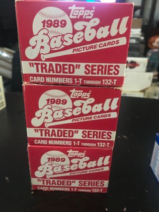 1989 Topps Traded Factory Complete Set - Fresh - Griffey Jr.  Rc?