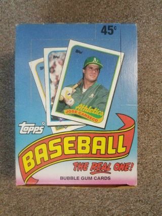 1989 Topps Major League Baseball The Real One - 36 Packs 15 Cards Each