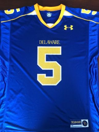 University Of Delaware Blue Hens Football Jersey Under Armour Joe Flacco 2