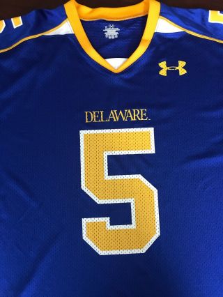 University Of Delaware Blue Hens Football Jersey Under Armour Joe Flacco 3