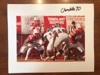 Chongo Kondolo Autographed 8x10 Photo Signed Nebraska Cornhuskers Football