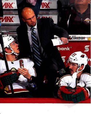 Mike Yeo Minnesota Wild Signed Autograph 8x10 Picture Photo Hockey Nhl 2