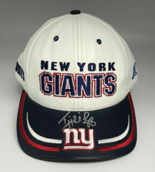 Ike Hilliard Signed York Giants Hat Cap Autographed Auto Jsa