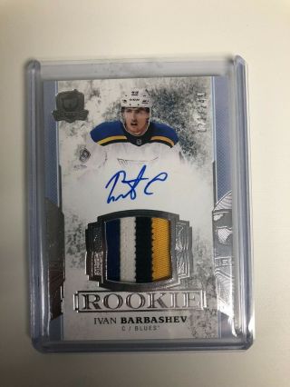 2017 - 18 The Cup Ivan Barbashev 4 Color Rookie Patch Auto 155  072/249