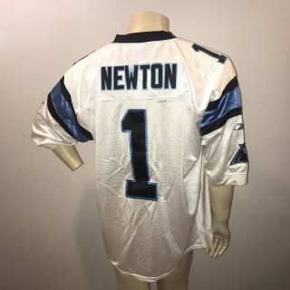 Nfl Cam Newton Carolina Panthers Jersey 54 Reebok Stitched White