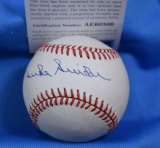 Duke Snider Psa Dna Autograph National League Onl Baseball Hand Signed