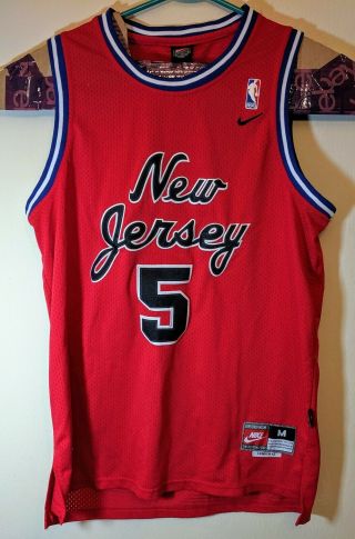 Jason Kidd Jersey Nets Nba Jersey Nike Mens Medium Length,  2 Red