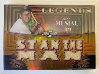 2013 Topps Triple Threads Stan Musial Game - Jersey Relic 8/9