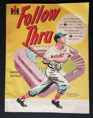 " Ted Williams International Harvester " 1959 " Baseball Portfolio " Boston Red Sox
