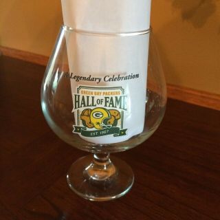 Green Bay Packers Hall Of Fame Glasses 2013 With Jacke,  Fischer And Gbaja - Biamil