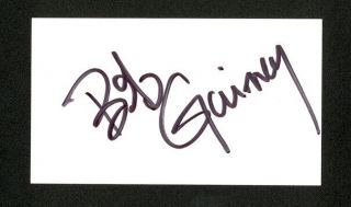 Bob Gainey Montreal Canadiens Hof Signed Autograph Auto Business Card