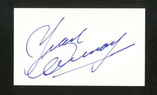 Yvan Cournoyer Hof Montreal Canadiens Signed Autograph Auto Business Card