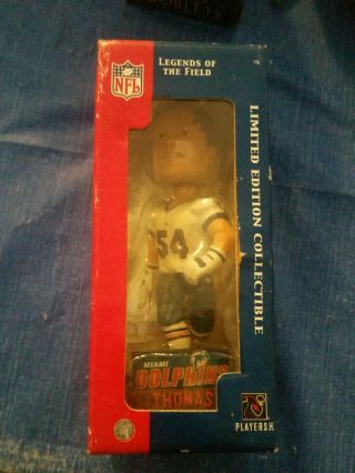 Nfl Miami Dolphins–legends Of The Field Zack Thomas 54–bobblehead - 2105/5000 -