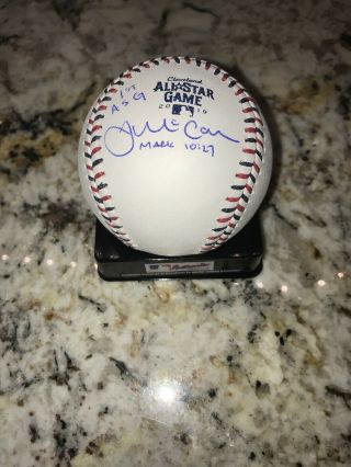 James Mccann Autographed 2019 All Star Game Baseball Chicago White Sox Catcher