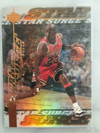 Michael Jordan 1999 00 Ud Upper Deck Star Surge S1 Chicago Bulls