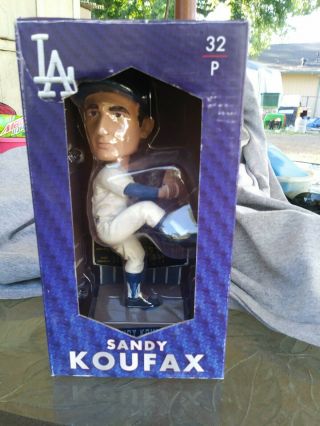 2015 Sandy Koufax Bobblehead Figure Dodgers Pitcher 32 Los Angeles La Sga -