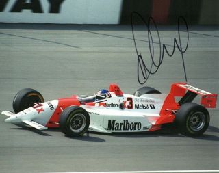Authentic Autographed Paul Tracy 8x10 Indy 500 Photo