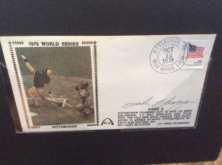 Mike Flanagan Signed 79 World Series Gm 5 First Day Cover
